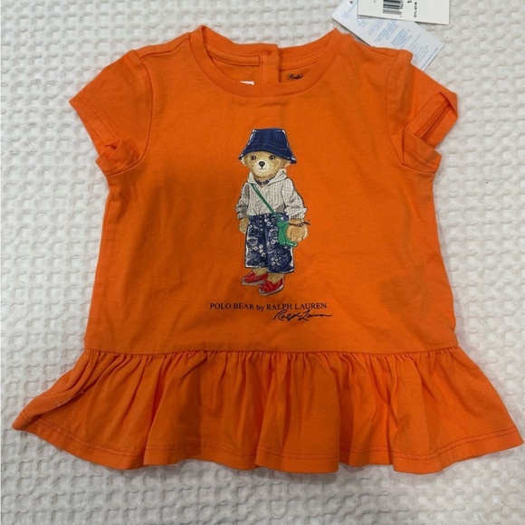 Ralph Lauren Vibrant Orange T-Shirt - Picture 1 of 5
